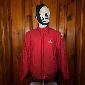 Antigua M FBR Open Volunteer Red PGA Tour Golf Windbreaker Jacket